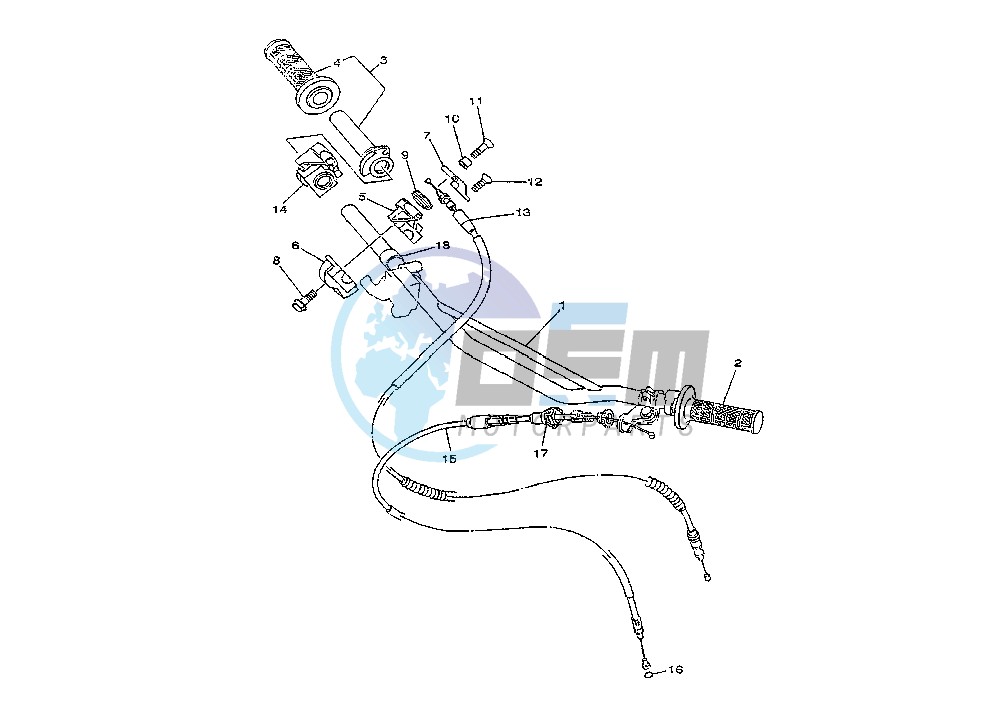 STEERING HANDLE -CABLE