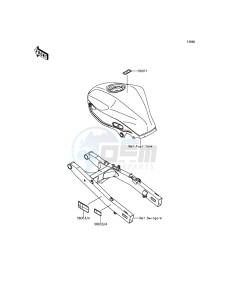 Z250SL BR250EFS XX (EU ME A(FRICA) drawing Labels