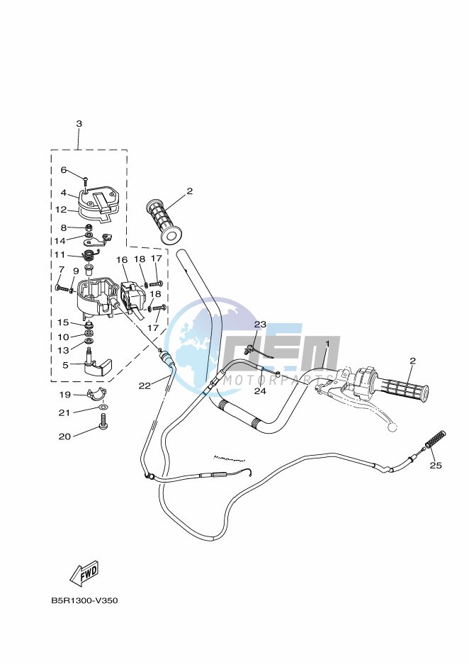 STEERING HANDLE & CABLE