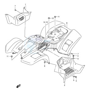 LT-A50 (P3-P28) drawing FRAME COVER (MODEL K2)