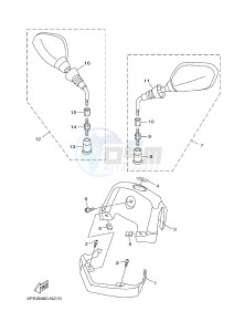 XC125R YW125 SKYLINER S (2PE2) drawing COWLING 1