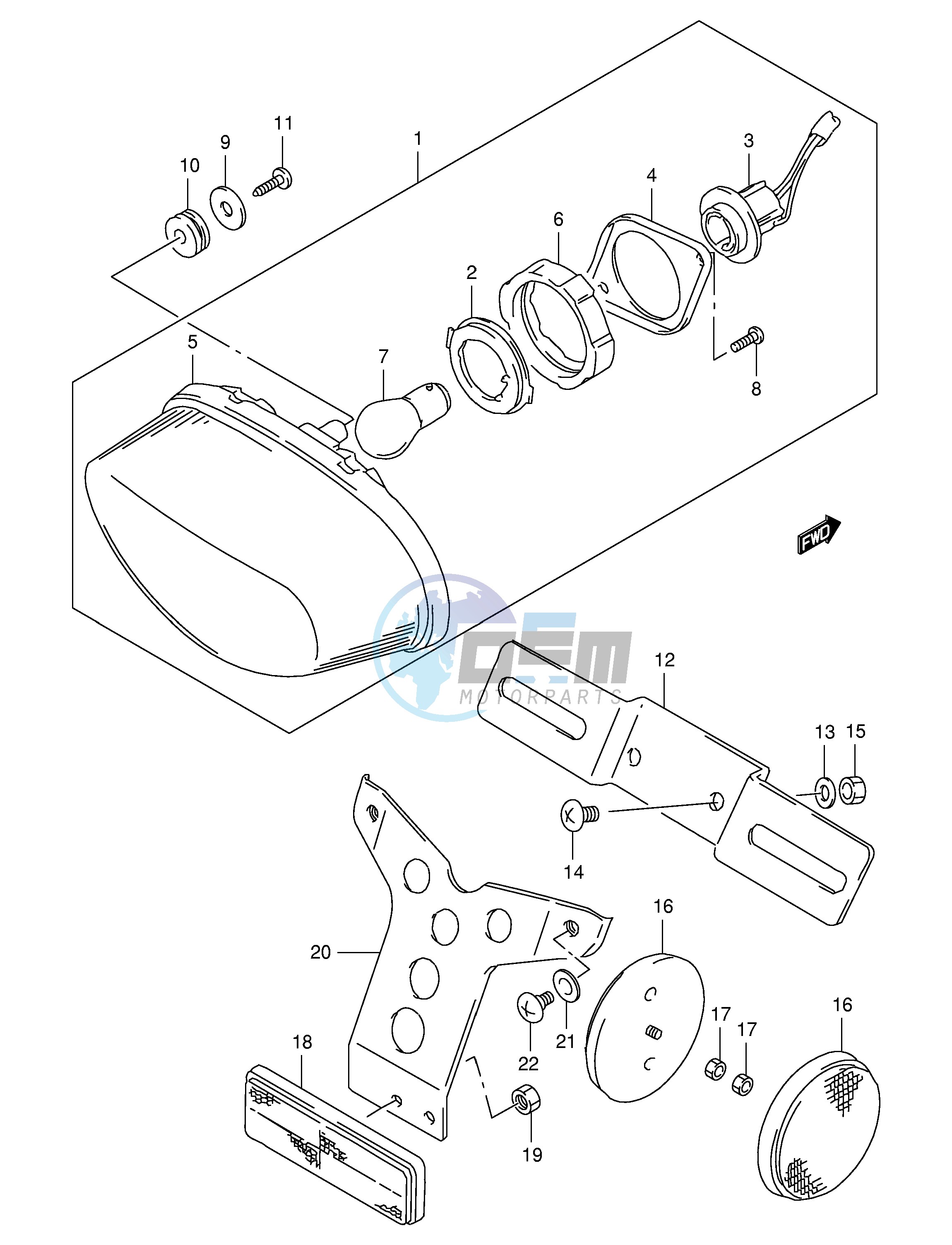 REAR COMBINATION LAMP