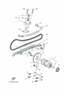 XP560E-A TMAX ABS (B3T1) drawing HANDLE SWITCH & LEVER