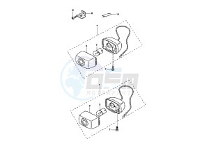 BW'S ORIGINAL EURO2 50 drawing FRONT FLASHER LIGHTS