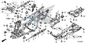 TRX420FA5G TRX420F Europe Direct - (ED) drawing FRAME BODY