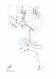 YZF125-A YZF-R125 (B5G6) drawing FRONT MASTER CYLINDER