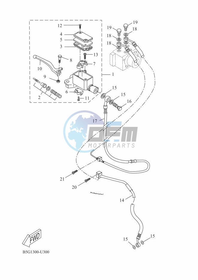 FRONT MASTER CYLINDER