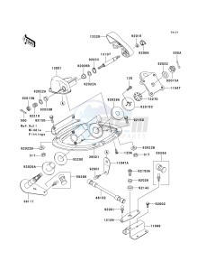 JT 1100 G[1100 STX D.I.] (G1 ) [1100 STX D.I.] drawing HANDLE POLE