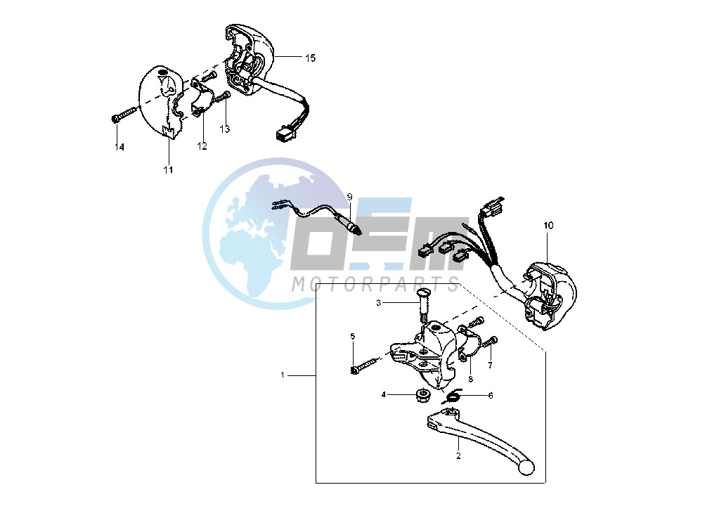 HANDLE SWITCH- LEVER