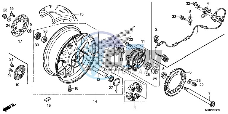 REAR WHEEL