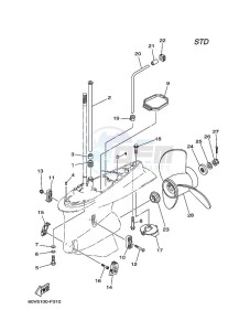 Z250D drawing LOWER-CASING-x-DRIVE-2