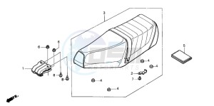 SH50 SH FIFTY drawing SEAT (B/E/F/H/PO)