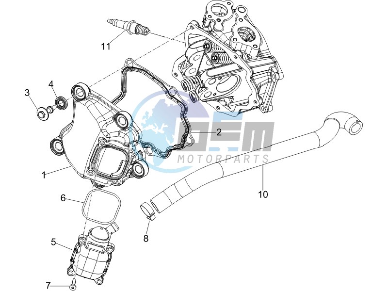 Cylinder head cover