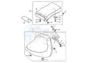 XVS DRAG STAR 1100 drawing SEAT