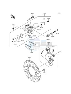 Z800 ZR800AGF FR GB XX (EU ME A(FRICA) drawing Rear Brake