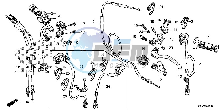 HANDLE LEVER/ SWITCH/ CABLE