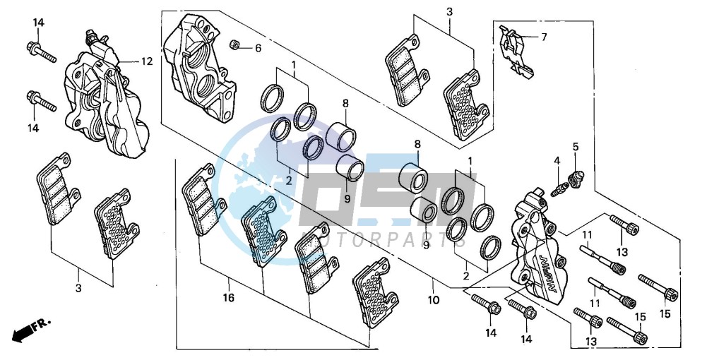 FRONT BRAKE CALIPER