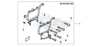 NV750C2 drawing LEATHER S/B STAY