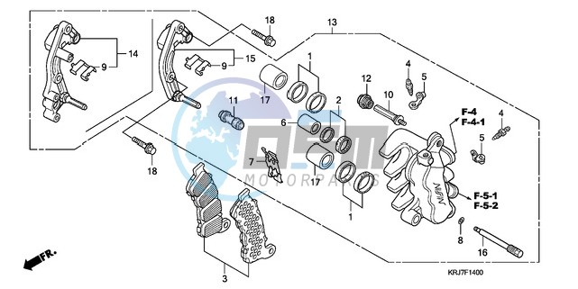 FRONT BRAKE CALIPER