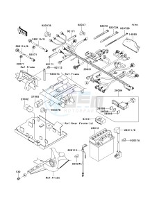 KVF 650 E [BRUTE FORCE 650 4X4 HARDWOODS GREEN HD] (E6F-E9F) E8F drawing CHASSIS ELECTRICAL EQUIPMENT