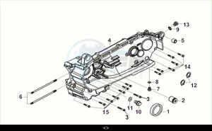 JOYRIDE 300 (LJ30W1-EU) (M2) drawing L. CRANK CASE COMP