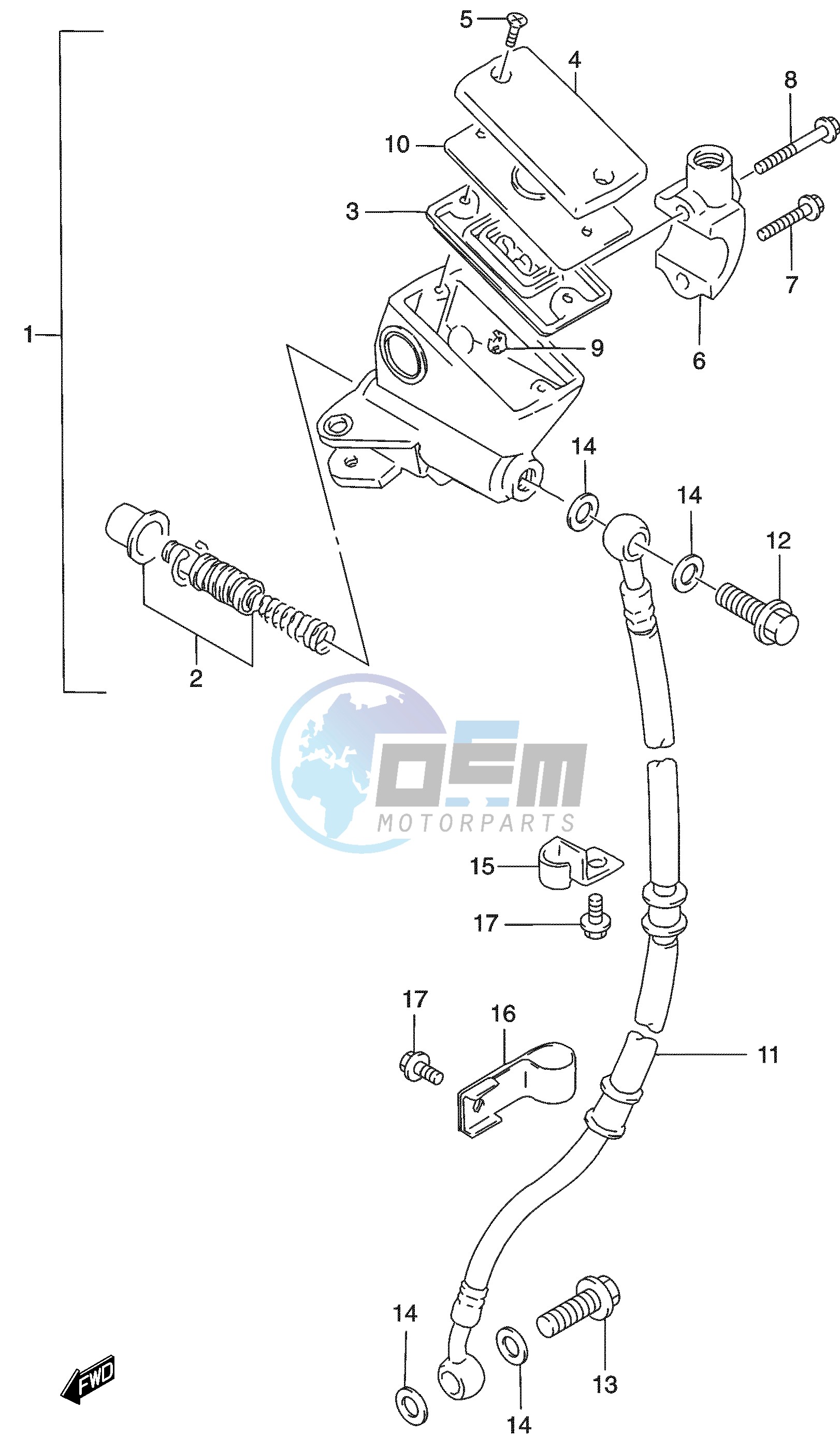 FRONT MASTER CYLINDER