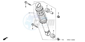 TRX90XE TRX90 Europe Direct - (ED) drawing REAR CUSHION