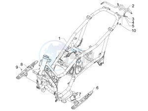 GP 800 drawing Frame bodywork