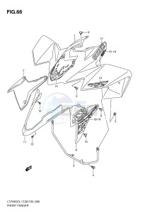 LT-R450 (E28-E33) drawing FRONT FENDER (LT-R450ZL1 E33)