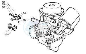 ET4 150 Leader drawing Carburettor throttle