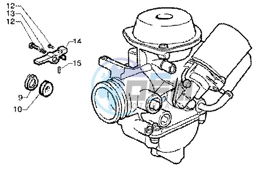 Carburettor throttle