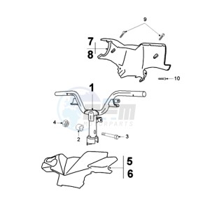 LUDIX 10 RORA SNAKE drawing HANDLEBAR