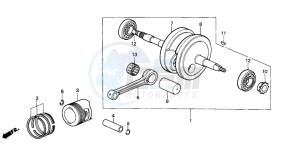 C90ST 70 drawing CRANKSHAFT/PISTON