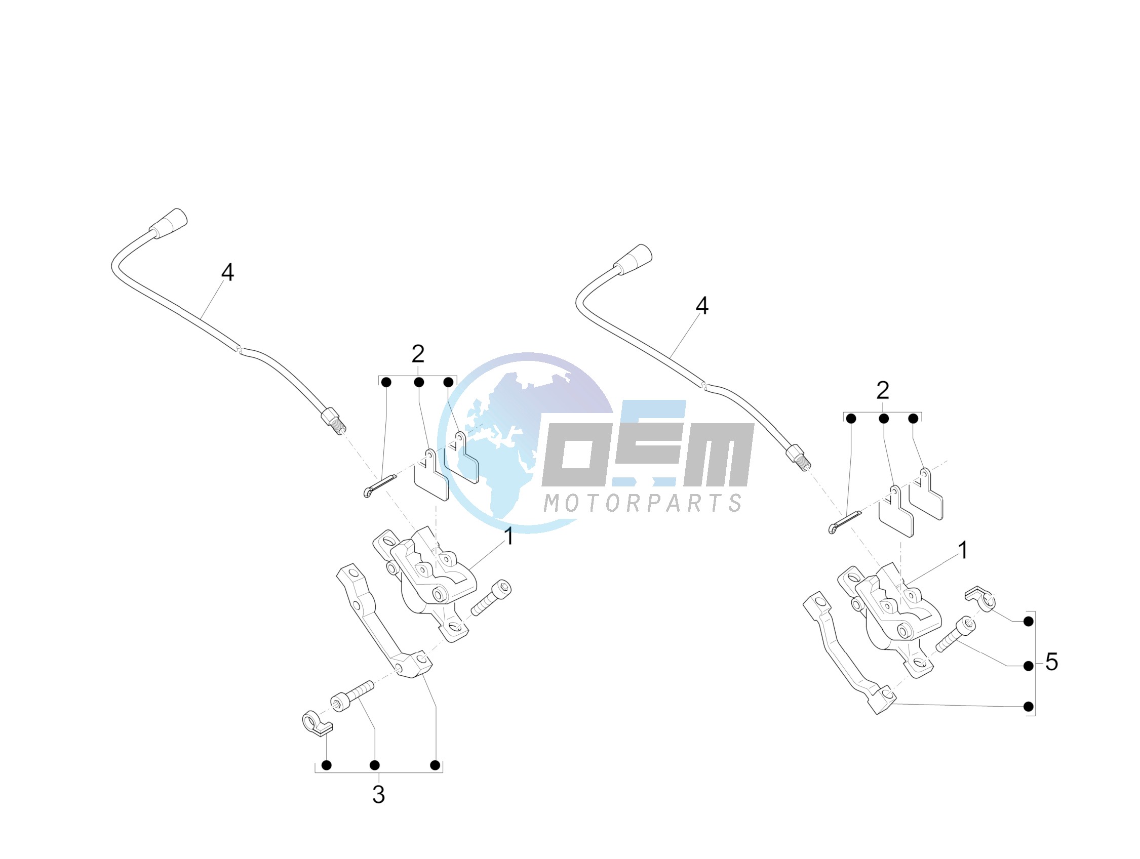 Brakes pipes - Calipers