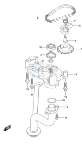 DF 300AP drawing Oil Pump