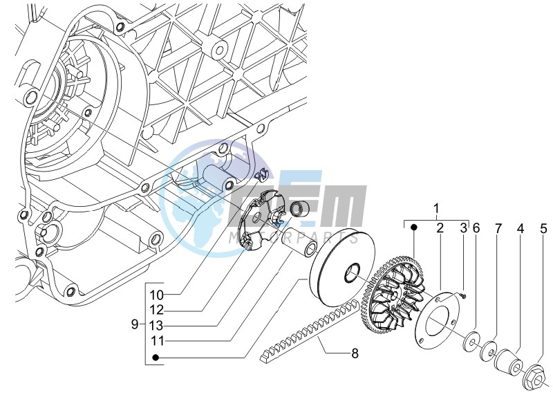 Driving pulley