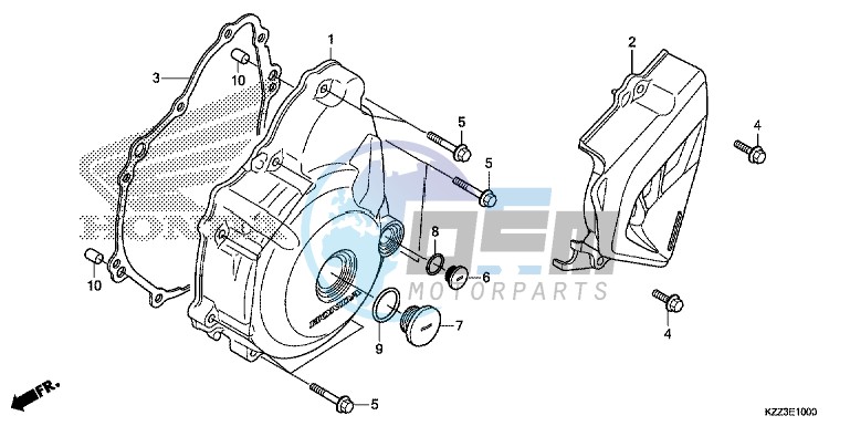 LEFT CRANKCASE COVER