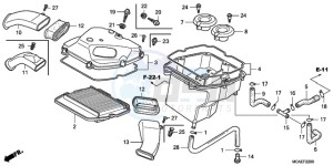 GL1800A SI - (SI) drawing AIR CLEANER