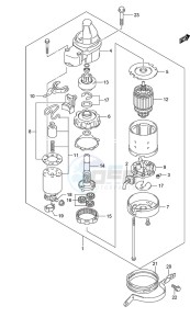 DF 175 drawing Starting Motor