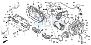 CB1300S CB1300SUPER FOUR drawing AIR CLEANER