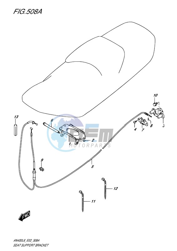 SEAT SUPPORT BRACKET