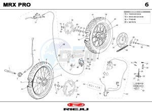 MRX-50-PRO-ORANGE drawing WHEEL - BRAKES