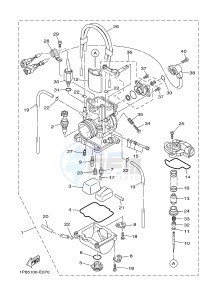 YZ250 (1SSH 1SSJ 1SSK 1SSL 1SSL) drawing CARBURETOR