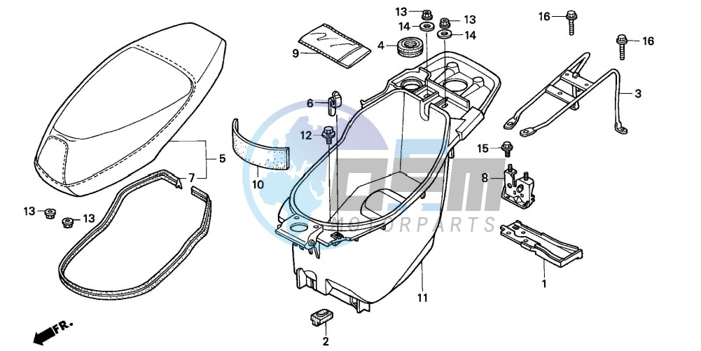 SEAT/LUGGAGE BOX