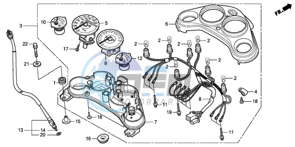 METER (CBR125RW7)