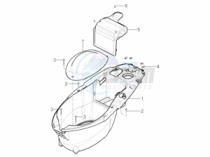 Typhoon 50 2T E2 (EMEA) drawing Helmet huosing - Undersaddle