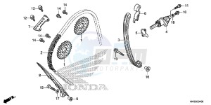 CBR1000SG CBR1000 - Fireblade SP Europe Direct - (ED) drawing CAM CHAIN/ TENSIONER