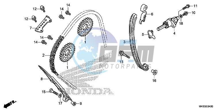 CAM CHAIN/ TENSIONER