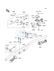 KX85/KX85-<<II>> KX85ADF EU drawing Handlebar