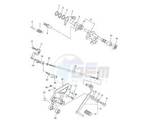 FZ6 S2 600 drawing SHIFT SHAFT